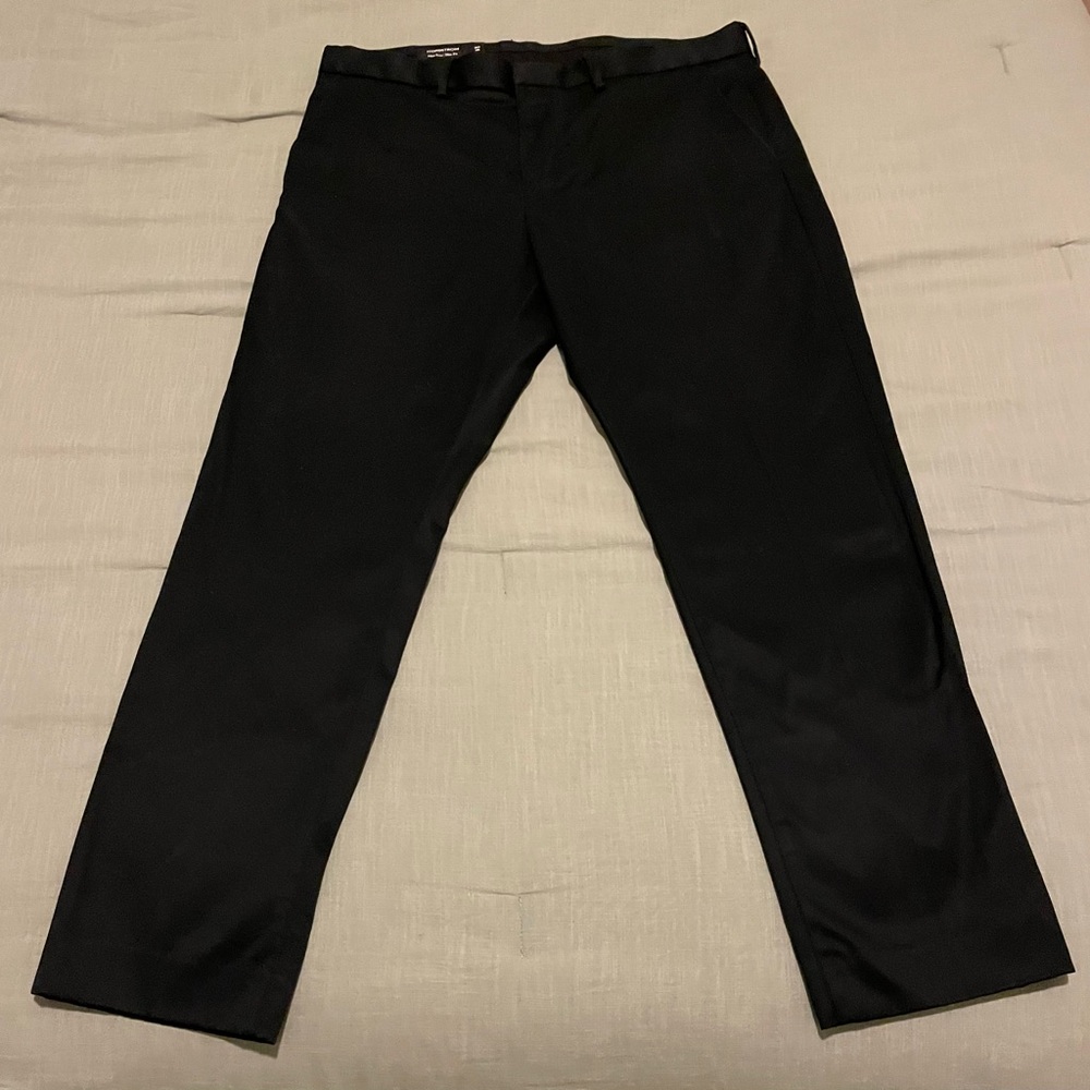 Mens navy blue slim fit chinos